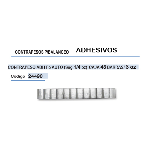 Contrapesos Adhesivos sin Plomo - Contrapesos de Acero - Balanceo